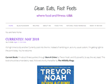 Tablet Screenshot of cleaneatsfastfeets.com